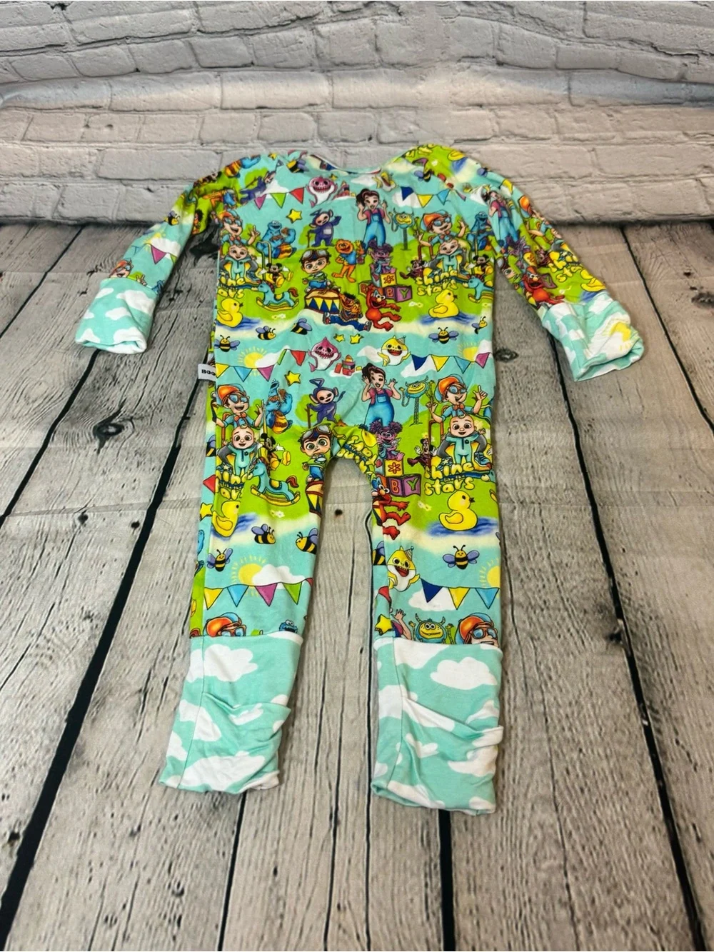 Boo Boo Bamboo Toddler Shows Bamboo Zippie Romper